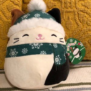Cam the holiday cat Squishmallows NWT